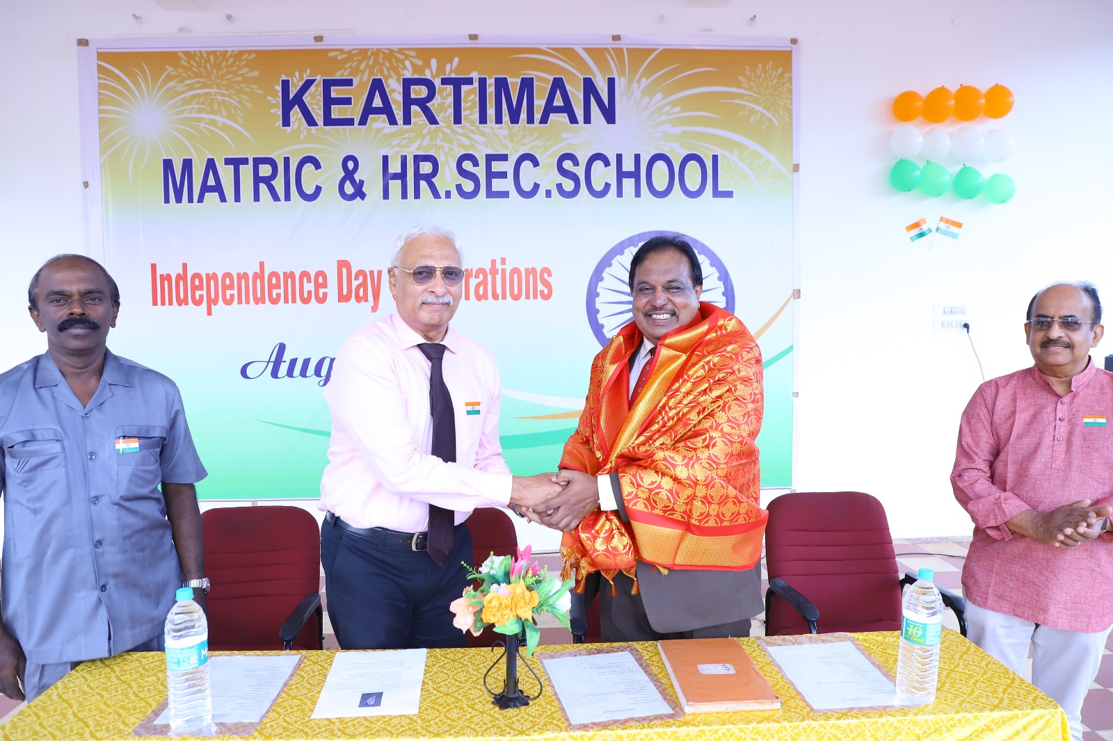 Independence Day celebrations at Keartiman MHSS: Empowering Young Minds