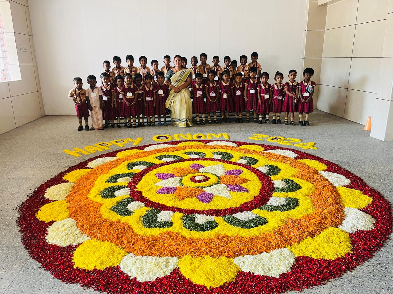 Pookalam & Prosperity: Keartiman MHSS Onam Celebration